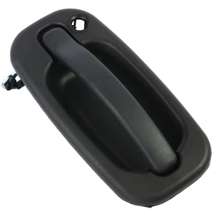 Door Handle Outside Front Left Black For Chevrolet Silverado 2500 HD 2001-2006 - Picture 1 of 12