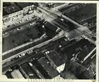 1978 Press Photo Aerial View Of The New Dorp Sirt Train Station   Sia09602