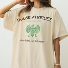 Chemise logo House Atreides, T-shirt graphique rétro Sci-Fi Dune