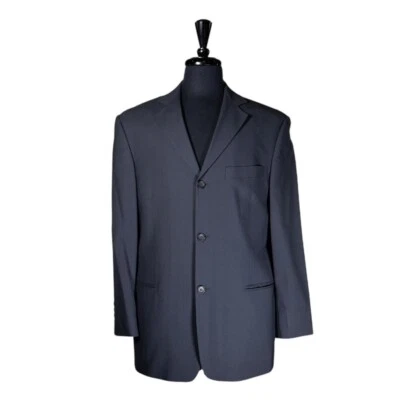 Brooks Brothers 男式西装外套 38S 灰色 100% 羊毛 3 纽扣运动外套夹克衬里 — 第 1/4 张图片