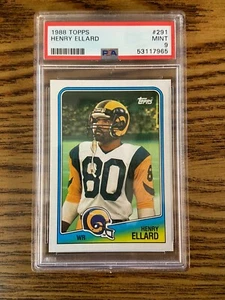 PSA 9 1988 Topps Henry Ellard #291 - Bild 1 von 2