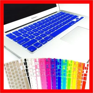Keyboard Cover Protector for Apple Mac Book Pro 13.3" 15.4" 17 inch Mac Book Air - Picture 1 of 30