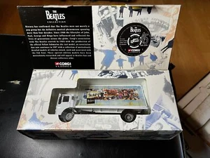 Vallas publicitarias de camión plataforma plana de 4 ruedas colección Beatles Corgi AEC = COMO NUEVAS Y SIN ABRIR - Imagen 1 de 3