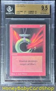 MTG Limited Edition Alpha 1993 Shatter BGS 9.5 GEM MINT Old School 93/94 - Picture 1 of 6
