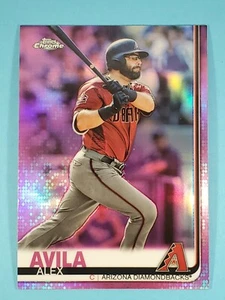 Topps 2019 cromo refractor rosa Alex Avila Arizona Diamondbacks #34 - Imagen 1 de 2