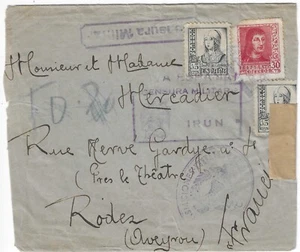 SPAIN   "39"   COVER      "BRIGADA MOVIL DIV DE NAVARRA"     SPANISH CIVIL WAR - Picture 1 of 3