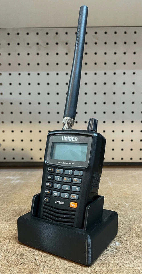 Tischständer Halter Für Uniden SR30C Tragbaren Mobilen Radio Scanner - Bild 1 von 4