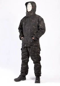 Traje Hirka 5 - Multicámara Negro Desgarro - Imagen 1 de 10
