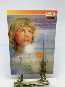 1993 Topps Star Wars Galaxy #86 Luke Skywalker Paul Chadwick - Imagen 1 de 4