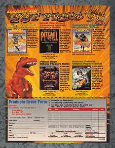 GamePro Guida del Giocatore Prodotto Batman Primal Rage Stampa Annuncio Arte Vintage B 1996 - Foto 1 di 1