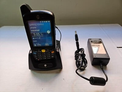 1 x Zebra Motorola Symbol MC67 MC67NA & Cradle P/N: MC67NA-PDABAB00300 Lot #1306 - Image 1 of 4