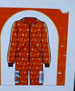 Coors Light & Miller Lite Marken XL Unisex Einteiler Pyjama NEU ungeöffnet - Bild 1 von 6