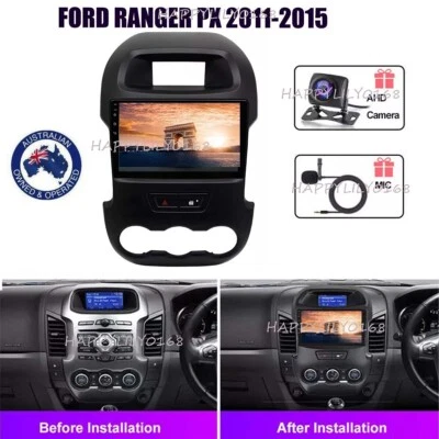 For Ford Ranger 2012-2015 Apple CarPlay Android 13 Head Unit Car Radio + Camera - image 1 of 4
