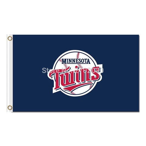 Minnesota Twins Flag 3x5ft Banner Polyester Baseball World Series twins004 Cover