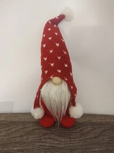 11" Faceless Christmas Gnome Holiday Decor Red - Picture 1 of 4