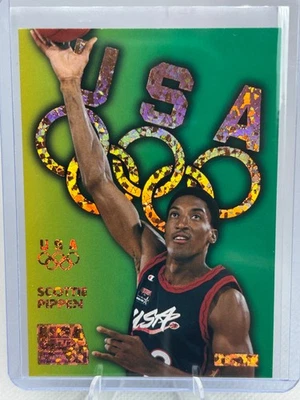 1996 Skybox USA Basketball Scottie Pippen Bronze Sparkle SSP Insert #B5 187A - Image 1 of 2