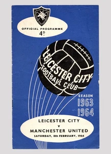 Leicester City v Manchester United 1963-1964 Division One 08/02/1964 - Picture 1 of 2