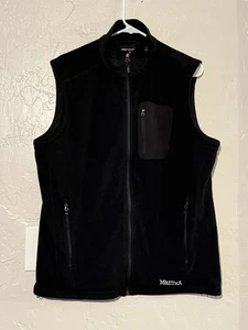 Chaleco Marmot Polartec Mujer L Negro Gris Cortavientos Forrado de Vellón Exterior Senderismo - Imagen 1 de 7
