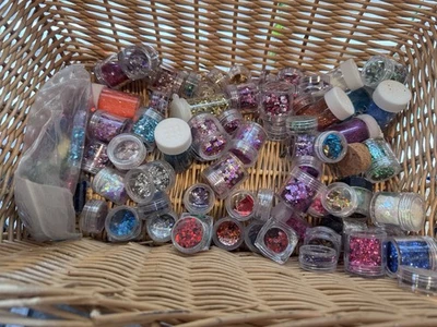 Gran Lote de Brillo de Uñas Vintage Foto 1 de 4