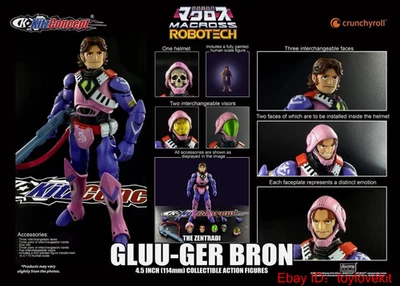 Kitzconcept Macross Robotech The Zentradi Gluu-ger KONDA ACTION TOY 4.5" - Image 1 of 2