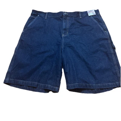 NWT Northwest Territory Carpenter Shorts denim blue size 42 Cotton Mens - Image 1 of 4