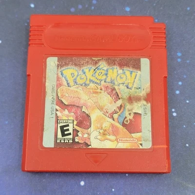 Videogame Pokemon Red Version (Nintendo GameBoy) NOVO ECONOMIZE BATERIA 0411 - Imagem 1 de 4