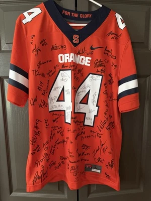 2023 Football Team Signed Autographed Syracuse Orange Large Jersey - Image 1 of 3