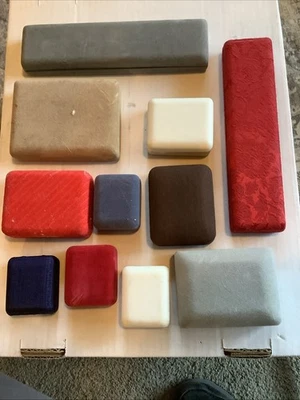 Vintage Jewelry Presentation Boxes Different Sizes and Brands Lot-11 - Image 1 of 4