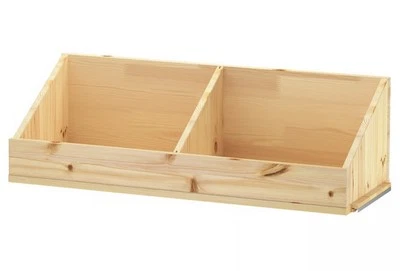 Brand New IKEA IVAR Box shelf with divider, pine, 83x30x25 cm,205.963.82 - Image 1 of 4
