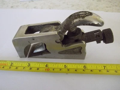 Record No.077 Bullnose Rebate Plane Woodworking Tool - Long Iron. - Image 1 of 4