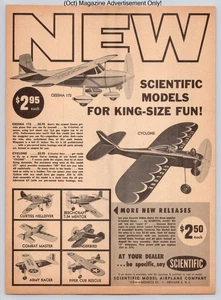 Scientific Cessna 172 Cyclone Thunderbird Flyers Vintage 1959 Advertisement - Picture 1 of 5