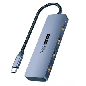 4-Port-USB-C-Hub, 10 Gbit/S, Hochgeschwindigkeits-USB-C-Splitter für Laptop3608 - Bild 1 von 10