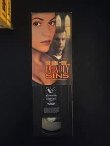 Deadly Sins VHS Nothing is Sacred Rare Mystery Thriller 1995  SCREENING COPY - Picture 1 of 10