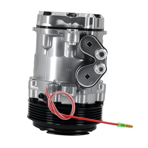 Kit completo de compresor de CA para Sanden SD7 HC5005BK negro 6 ranuras con embrague - Imagen 1 de 12