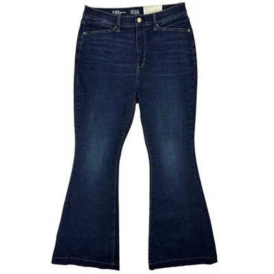 NWT a.n.a High Heel High Rise Super Flare Jeans Size 14 Dark Wash Trouser Hem - Image 1 of 4