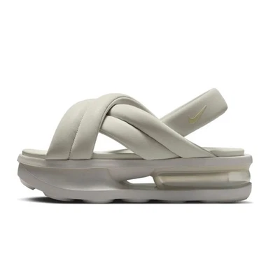 Sandalia Nike Air Max Koko para mujer crema clara plataforma deslizamiento cojín de aire Foto 1 de 4