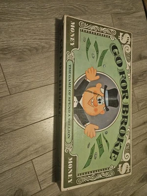 VTG MID CENTURY 1965 SELCHOW & RIGHTER GO FOR BROKE BOARD GAME-60'S-TOYS-HOBBIES - Image 1 of 2