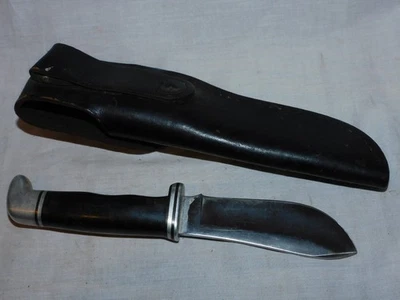 Vintage Buck 103 Skinner Fixed Blade Knife with matching sheath - 100% original - Image 1 of 4