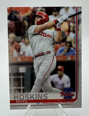 2019 Topps Series 1 Base #279 Rhys Hoskins Philadelphia Phillies - Image 1 of 2