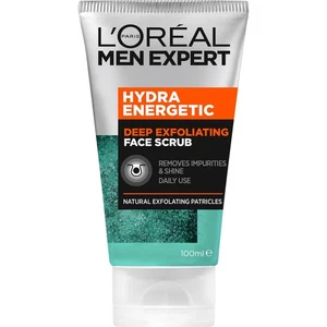 L’Oreal Men Expert Hydra Energetic Deep Exfoliating Face Scrub 100ml - Picture 1 of 2
