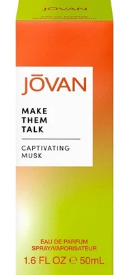 Jovan Make Them Talk Captivating Musk Parfum 1.6 Fl  Oz 50 ML BNIB - Image 1 of 4