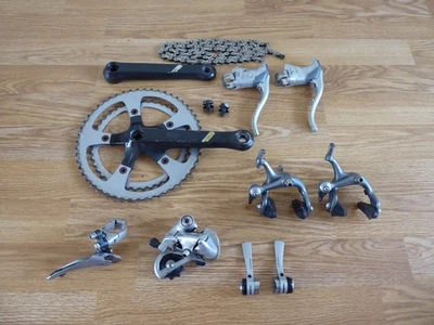 Shimano 600 Tricolour 105 Miche Groupset (vintage retro road TT cross gravel) - Image 1 of 4