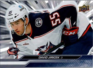 2023-24 Upper Deck Series 1 Starburst David Jiricek Columbus Blue Jackets #53