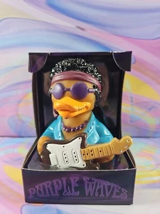 Celebriducks Purple Waves Rubber Duck Collectible New in Box Music 60s - Picture 1 of 7