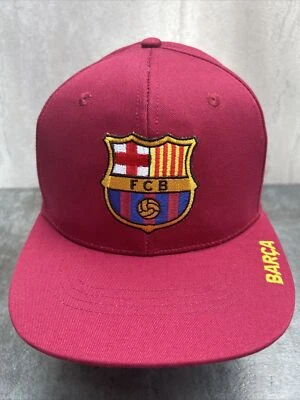 Gorra FC Barcelona Fútbol Barça Snapback Producto Oficial Rojo Azul NUEVO CON ETIQUETAS H34 Foto 1 de 4