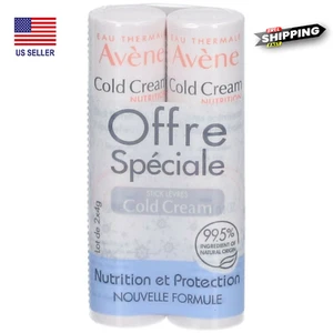 2er Pack Avene Cold Cream Pflegender Lippenbalsam 4g Verwendbar bis 09/2027 - Bild 1 von 1