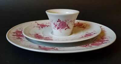 Seltmann Weiden Annabell Huevo Rosa Amarilla Taza Platillo Plato 6 piezas Juego de Desayuno Foto 1 de 4