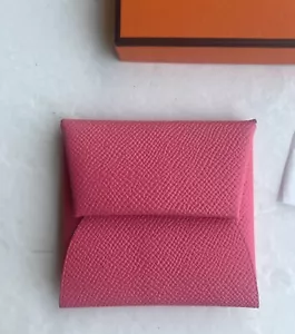 NUEVO EN CAJA HERMES Bastia Rose Azalea Veau Epsom Silver HW Pink💞 - Imagen 1 de 6
