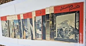 Lot 20 VTG Swiss Family Schweizer Familie German Language Magazine 1953 - Picture 1 of 15