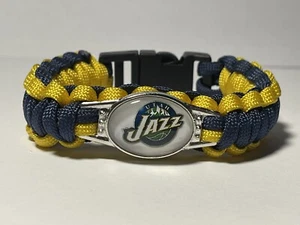 Utah Jazz NBA Paracord Bracelet NEW - Picture 1 of 2